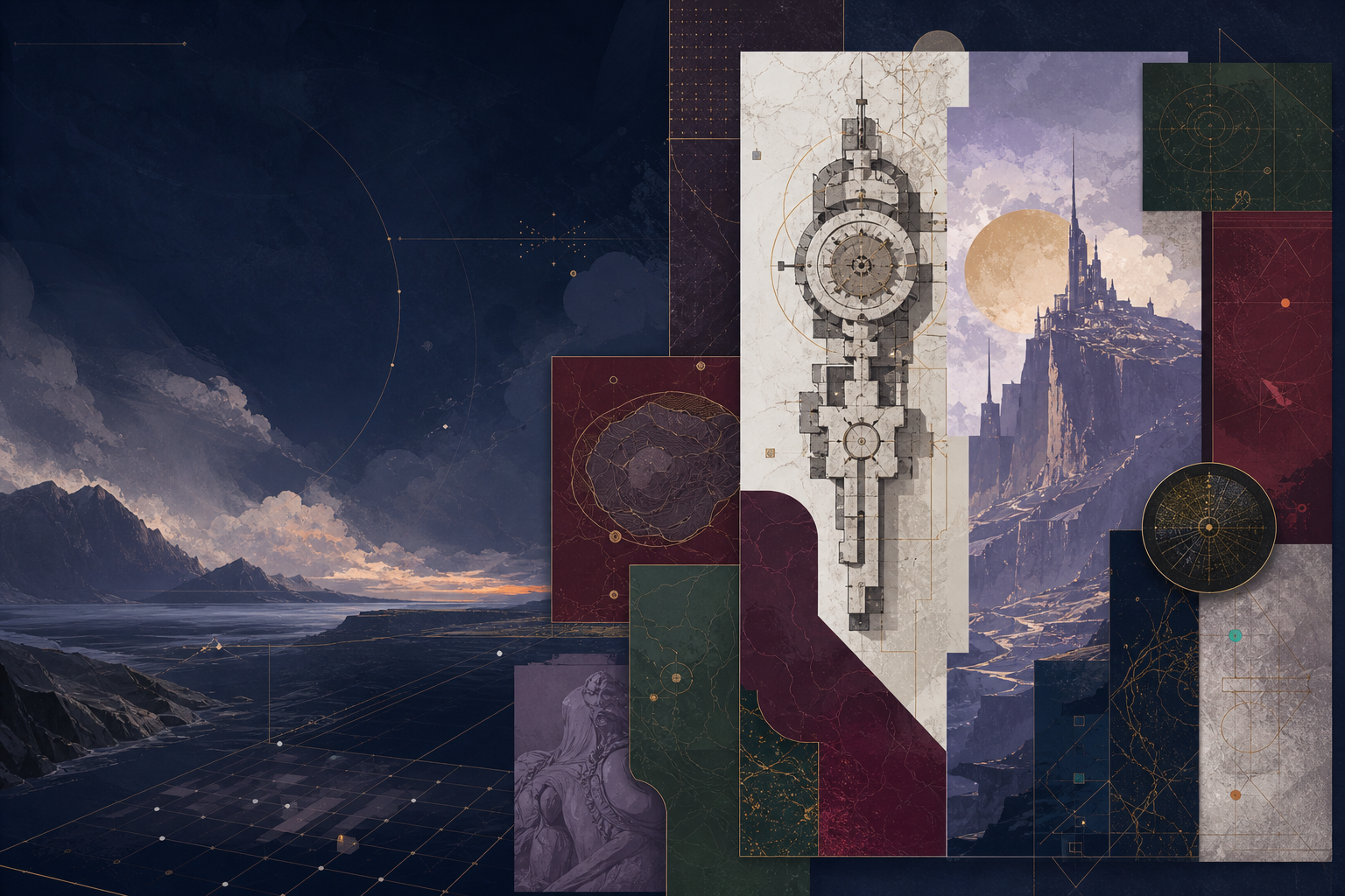 Digital project review artwork